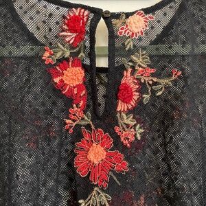 L Maeve Embroidered Blouse